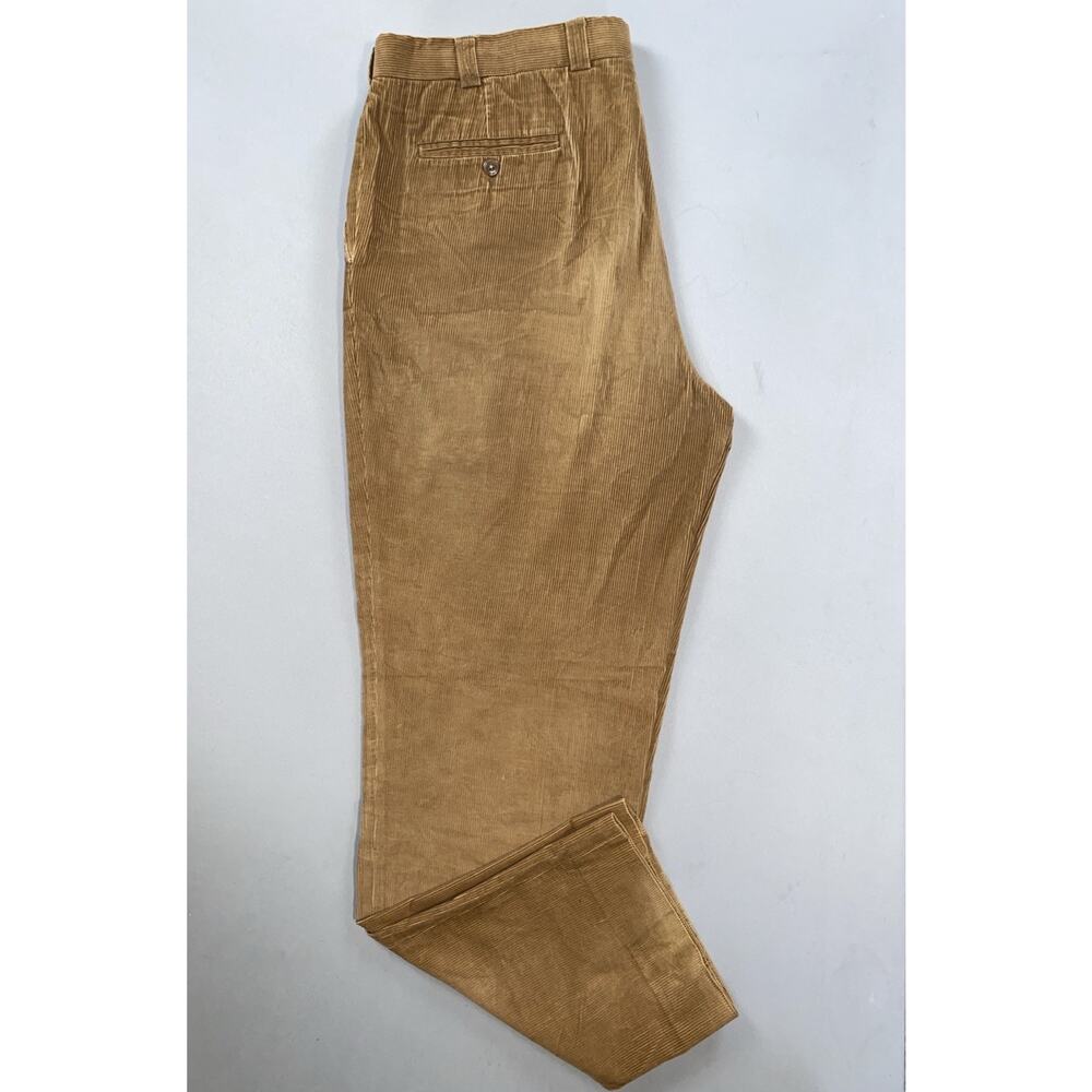 Linea Naturale 'Cashmere Corduroy' Single Pleat Super Soft Pants. Men's 38X34.
